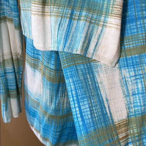 Anthropologie Sparrow Plaid Open Cardigan - Picture 5 of 7